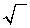 the square root